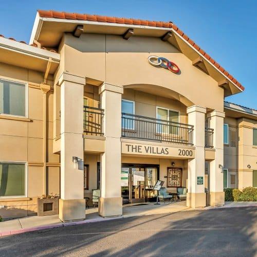 The Villas assisted living entrance