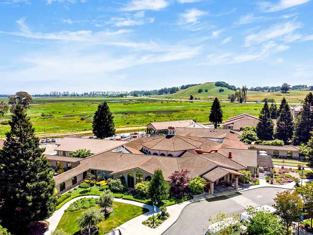 Meadows of Napa Valley aerial view
